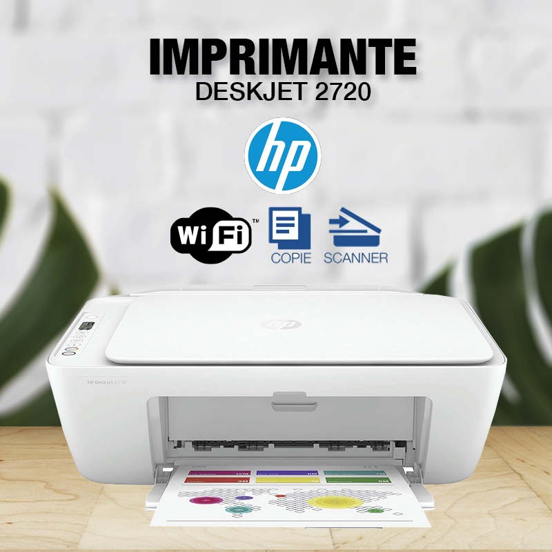 Notice HP DESKJET 2720E - imprimante jet d'encre Trouver une solution à un  problème HP DESKJET 2720E mode d'emploi HP DESKJET 2720E Français